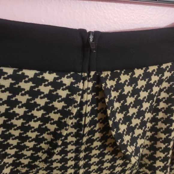Houndstooth high waist pencil peplum skirt - Picture 5 of 8